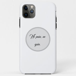 Geen Pijn Geen Winst GYM Motivatie citaten En Case-Mate iPhone Case