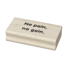 Geen pijn geen winst GYM Motivatie citaten  Rubberstempel
