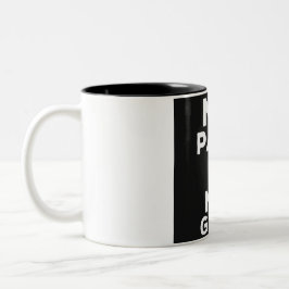 Geen pijn Geen winst - Gym Tweekleurige Koffiemok