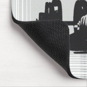 Geen pijn Geen winst Moderne Pop Art Sjabloon Muismat (Hoek)