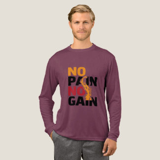 Geen pijn Geen winst T-shirt ontwerp