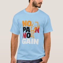 Geen pijn Geen winst T-shirt ontwerp