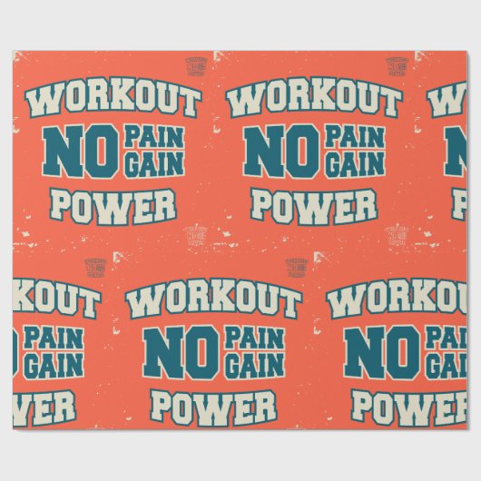 Geen pijn, geen winstmarge cadeaupapier (Vlak)