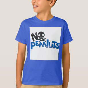 Geen pinda Blue Baseball T T-shirt