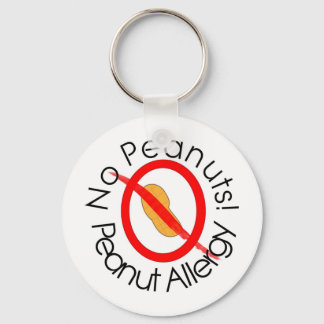 Geen pinda's. Peanut Allergy Sleutelhanger
