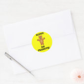 GEEN PINDA'S! RONDE STICKER (Envelop)
