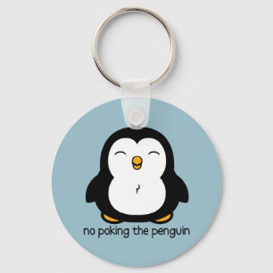 Geen pinguïn BLUE Sleutelhanger