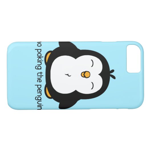 Geen pinguïn Case-Mate iPhone case (Achterkant (Horizontaal))