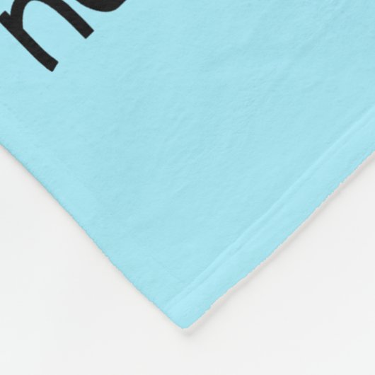 Geen pinguïn fleece deken (Hoek)