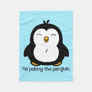 Geen pinguïn fleece deken