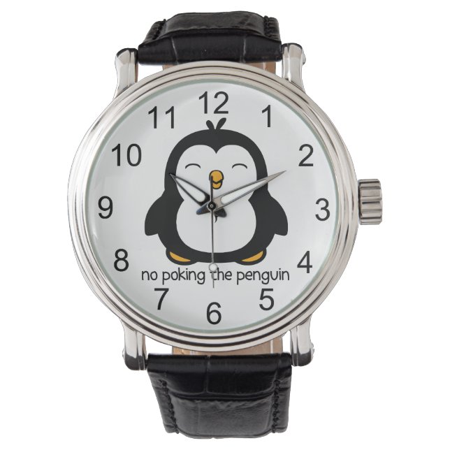 Geen pinguïn horloge (Voorkant)