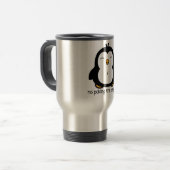 Geen pinguïn reisbeker (Voorkant links)