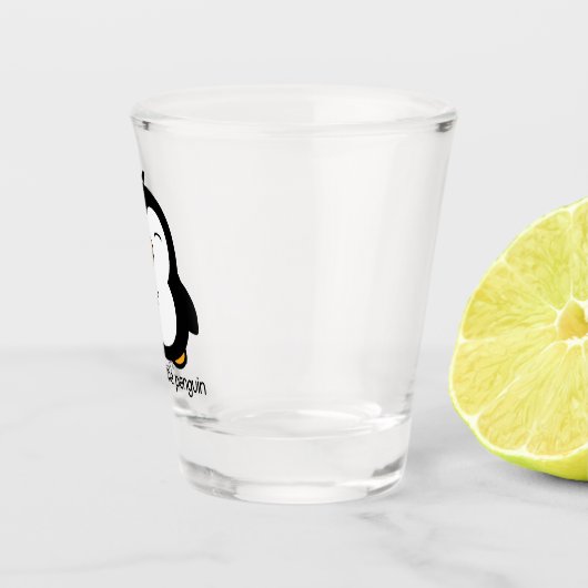 Geen pinguïn shot glas (Rechts)