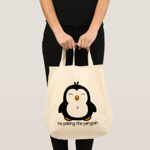Geen pinguïn tote bag