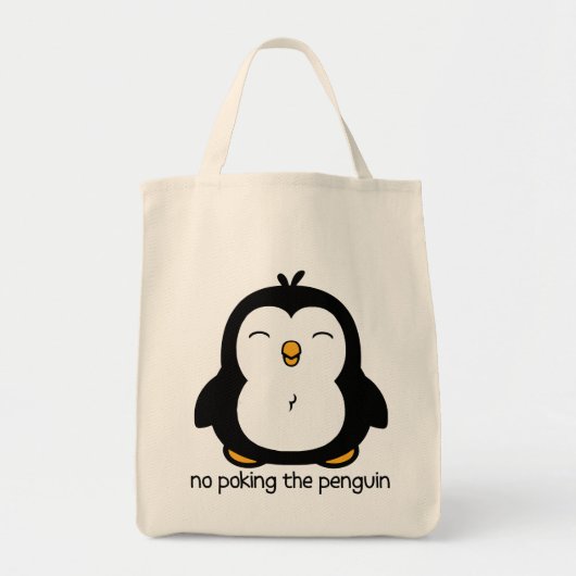 Geen pinguïn tote bag (Voorkant)