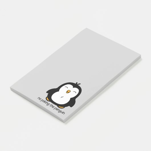 Geen pinguïn verkuilen post-it® notes (Schuin)