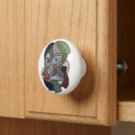 Geen pion keramische knop