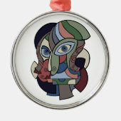 Geen pion metalen ornament (Voorkant)