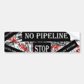 GEEN PIPELINE BUMPERSTICKER (Voorkant)