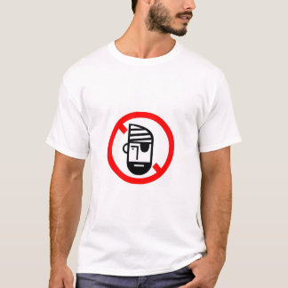 geen piratenbord t-shirt