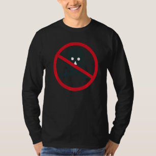Geen piraterij symbool kostuum t-shirt