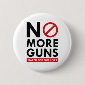 Geen Pistolen meer Ronde Button 5,7 Cm (Voorkant)