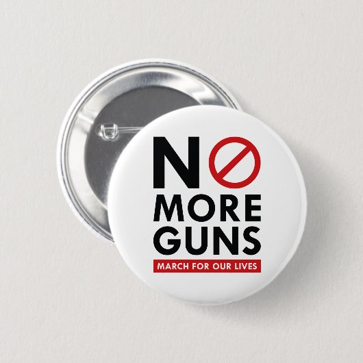 Geen Pistolen meer Ronde Button 5,7 Cm (Voorkant /achterkant)