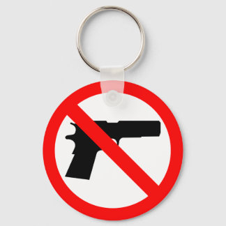 Geen Pistolen tegen Pistool Sleutelhanger