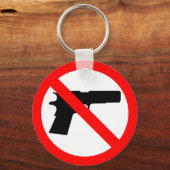 Geen Pistolen tegen Pistool Sleutelhanger (Voorkant)