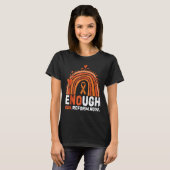Geen Pistool Bewustmakingsdag Draag Sinaasappel ge T-shirt (Voorkant volledig)