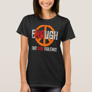 Geen Pistool Bewustmakingsdag Draag Sinaasappel ge T-shirt