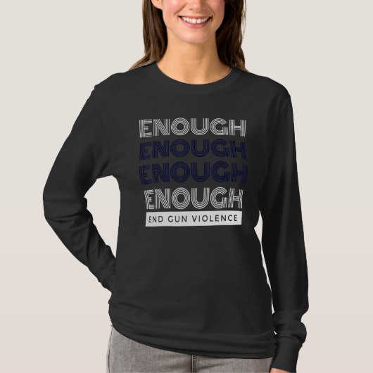 Geen Pistool Bewustmakingsdag Draag Sinaasappel ge T-shirt (Voorkant)