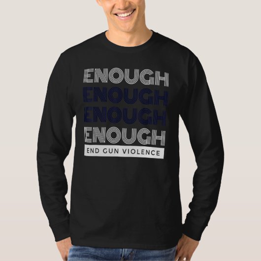 Geen Pistool Bewustmakingsdag Draag Sinaasappel ge T-shirt (Voorkant)