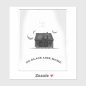 Geen Plaats Als Thuis Sticker (Vel)