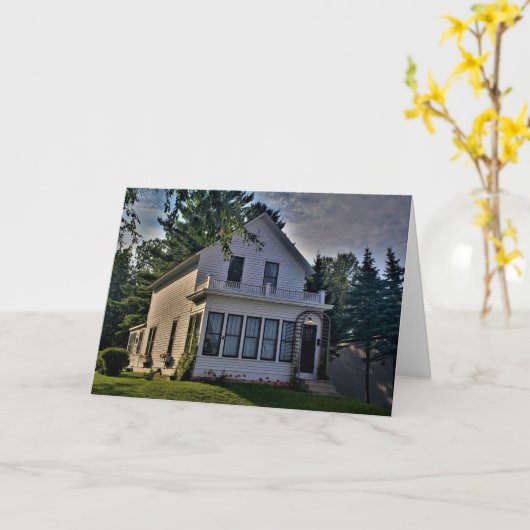 "Geen Plaats Als Thuis" Verjaardagskaart Kaart (Gele Bloem)