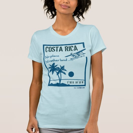 Geen plaats ... Costa Rica T-shirt (Voorkant)