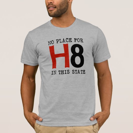 Geen plaats voor H8 T-shirt (Voorkant)