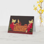 Geen Plaats zoals het Wenskaart van de Babys van Kaart (Gele Bloem)