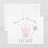 Geen plaats zoals thuis briefkaart (Voorkant / Achterkant)