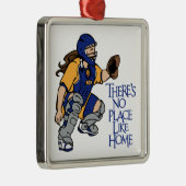 Geen plaats zoals thuis metalen ornament (Rechts)