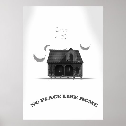 Geen plaats zoals thuis poster (Voorkant)