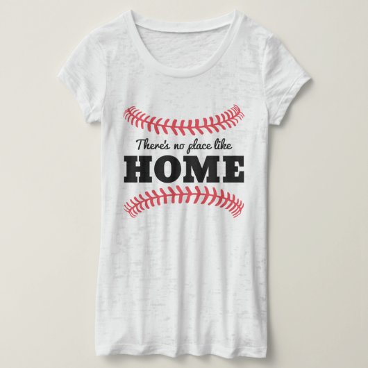 Geen plaats zoals thuis t-shirt (Design voorkant)