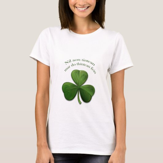 Geen plaats zoals thuis t-shirt (Voorkant)