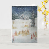 Geen plaats zoals thuis voor de Feestdagen kerst K Kaart (Gele Bloem)