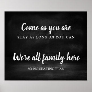 Geen plan voor de zitplaats Weddenschap Poster