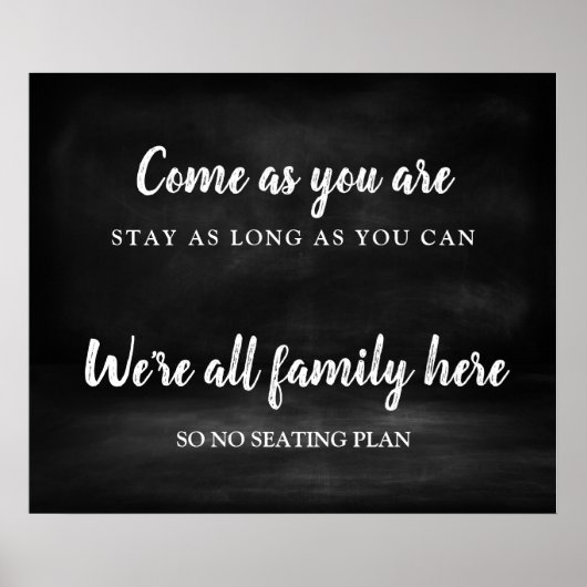 Geen plan voor de zitplaats Weddenschap Poster (Voorkant)