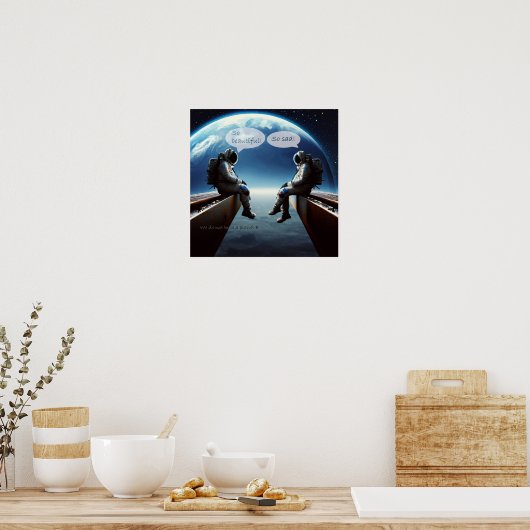 Geen planeet B Poster (Keuken)