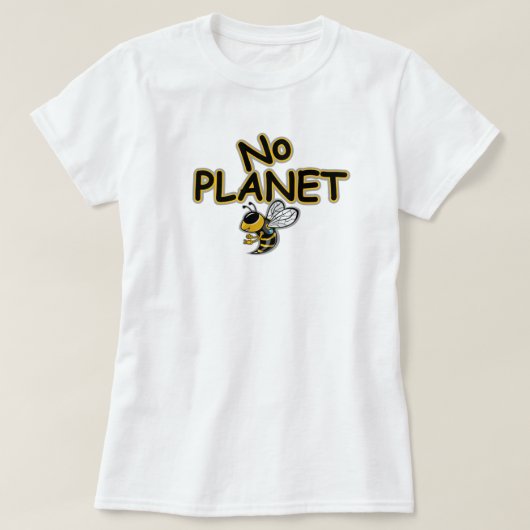 GEEN PLANEET BEE T-SHIRT (Design voorkant)