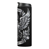 Geen plannen Geen kaarten Geen regels Gewoon rijde Thermosbeker (Geroteerd rechts)