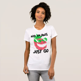 Geen Plannen Gewoon Reizen Alleen T-shirt